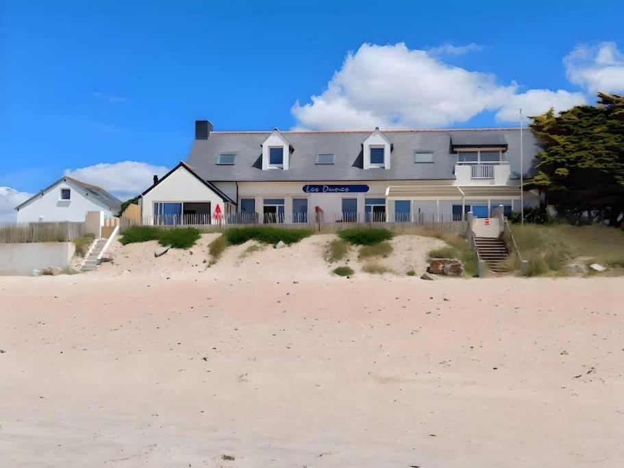 Appartement Pour 3 Personnes Sur La Plage Les Pieds Dans Leau Plonévez-Porzay Exterior photo